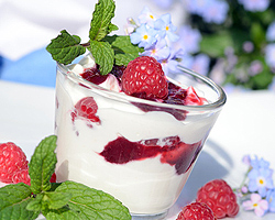 Himbeer-Joghurt-Quark Himbeer-Joghurt-Quark