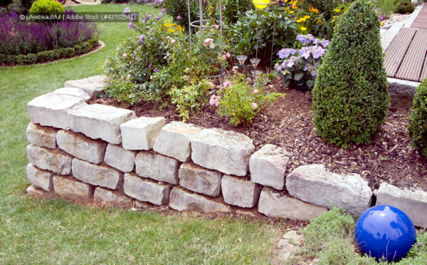 Beeteinfassung – Ordnung muss sein